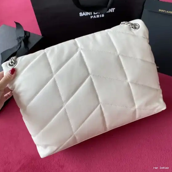 Repzbay REP MEDIUM PUFFER YSL BAG IN LAMBSKIN QUILTED 0628